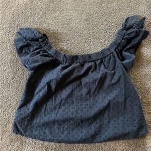 Abercrombie navy blue top